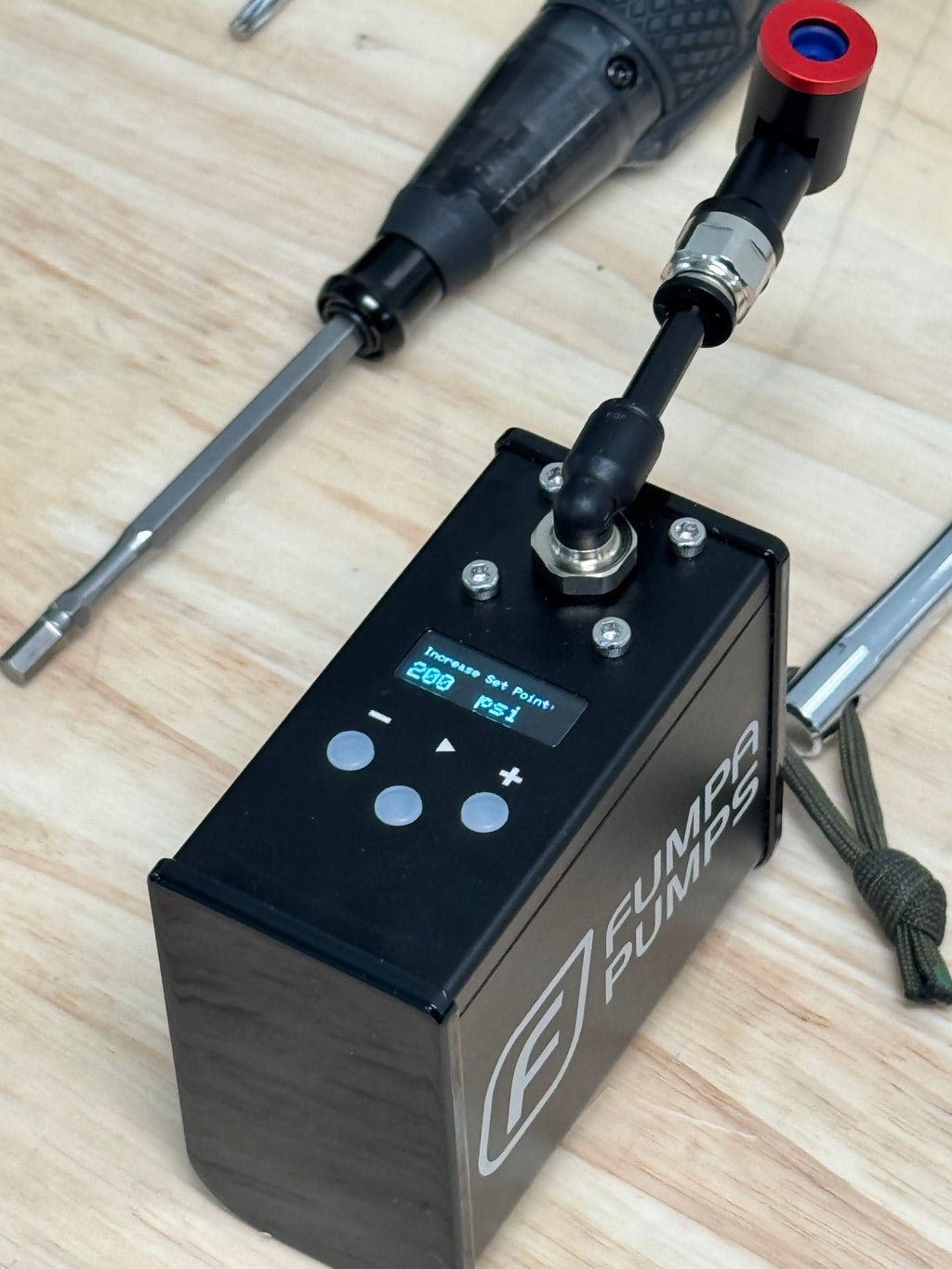 Fumpablack 200psi bike pump